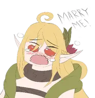 artist:Grinnvalesti character:Elf_(Monster_Girl_Dreams) series:Monster_Girl_Dreams Solo type:chibi type:Flat_Colors // 1062x1094 // 267KB