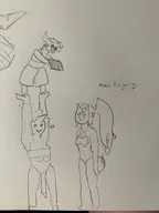 artist:fish0086 character:Himika_(Monster_Girl_Dreams) character:Minoni_(Monster_Girl_Dreams) character:Mizuko_(Monster_Girl_Dreams) Group series:Monster_Girl_Dreams type:chibi type:Sketch // 2994x3992 // 11MB