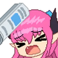 artist:dioretshan character:Imp_(Monster_Girl_Dreams) emoji series:Monster_Girl_Dreams Solo type:Pixel_Art // 80x80 // 2.7KB