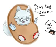 artist:kellein character:Feng_(Monster_Girl_Dreams) character:Kellein_(kellein) Group self-insert series:Monster_Girl_Dreams type:chibi type:Shaded // 600x500 // 250KB