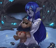 artist:kellein character:Lumiren_(Monster_Girl_Dreams) series:Monster_Girl_Dreams Solo type:Shaded // 850x735 // 947KB