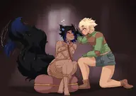 artist:Danimarion character:Beris_(Monster_Girl_Dreams) character:Dani_(Danimarion) commission:NaughtyCows Group self-insert series:Monster_Girl_Dreams type:Shaded // 1168x826 // 402KB