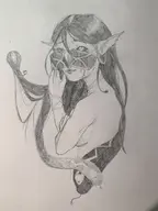 artist:fish0086 character:Iabel_(Monster_Girl_Dreams) series:Monster_Girl_Dreams Solo type:Sketch // 3024x4032 // 11MB